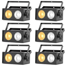 6x 140W COB LED 2in1 Par DMX