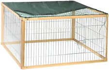 Freilaufgehege Freigehege Kaninchen Nager Auslauf Laufstall Kleintiergehege Holz