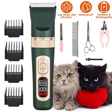 Hunde Schermaschine Hund für Dickes Haar Tierhaarschneidemaschine Kabellos Leise