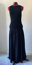 H&M Maxikleid schwarz