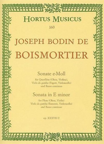 Sonate moll 2 flöte - e-moll, 37/2.