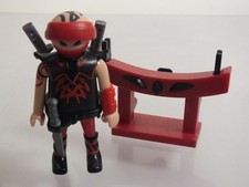 Playmobil Figur Samurai Ninja Asia Waffenständer Sammlung Zubehör