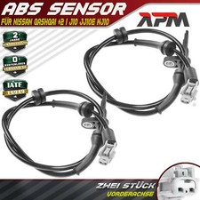 2x ABS Sensor Raddrezahl Vorne