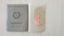 DDR Wehrdienstausweis mit