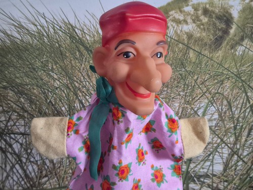 Handpuppe kasper mit - kasper, gummikopf