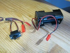 Akkubox und Schalter für Empfänger Graupner SSM Tamiya 