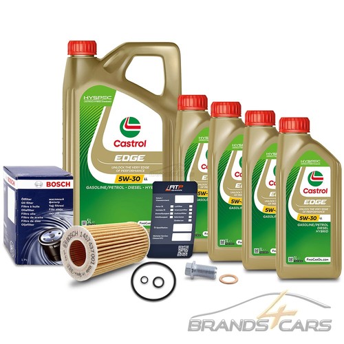 Bosch ölfilter castrol - bosch, Ölfilter+9l