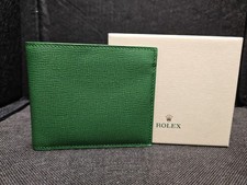 Rolex Geldbörse Leder Grün -