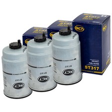 Kraftstofffilter 3 X SCT ST317 für Ford Pritsche Tourneo LDV Transit Bus Kasten