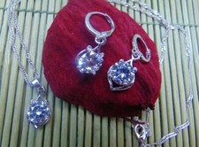 925 Silber Schmuck Set Traum