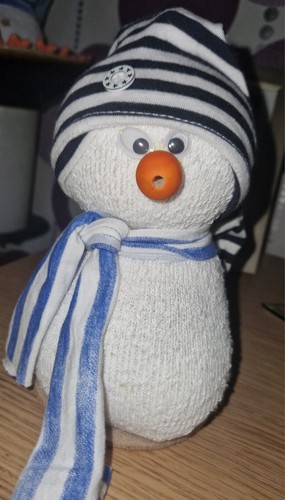 Deko schneemann groß - 14,