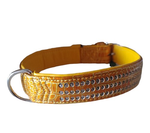 Halsband,Karlie,Gold,Kunstlede
