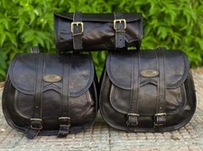 Leder Schwarz Motorrad 3