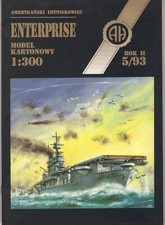 AH Kartonmodell 5/93 - Amerikanischer Flugzeugträger Enterprise  , 1:300