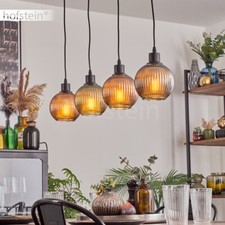 Hänge Lampe Glas 4-flammig