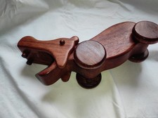 Ostheimer Stil Figur gebraucht,  Klapper-Flußpferd für Krabbelkinder