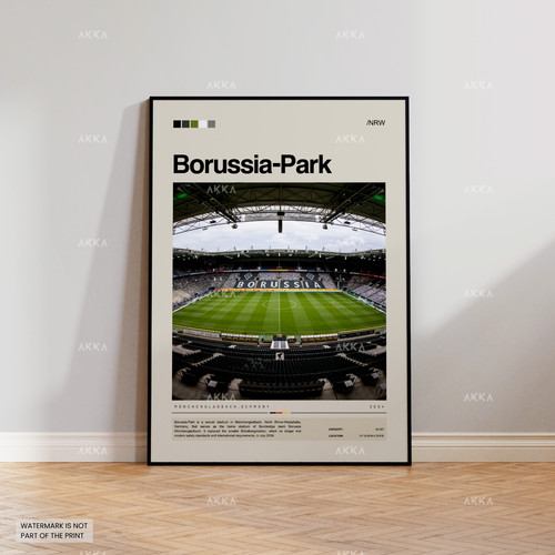 Borussia park poster - borussia, gladbach
