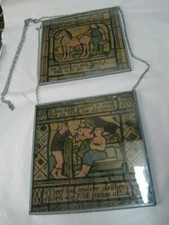 2 x Motiv bäuerlich Pferd