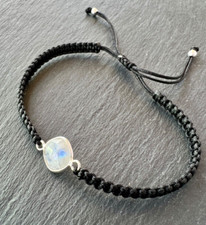 Armband Mondstein rund 9 mm