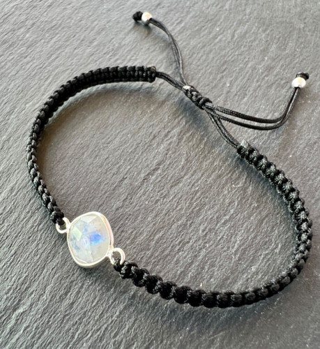 Armband mondstein rund mm - armband,