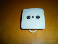 Antennen TV und Radio Dose Unterputz  8,5 x 8,5 x 3,5 cm