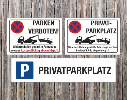 Halteverbot schild parken - schild,