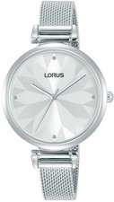LORUS Damenarmbanduhr RG211TX9 Quarz Mineralglas Edelstahl 32mm silber