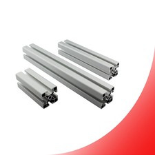 ALU Profil Aluprofil 40x40mm light Nut 8 Aluminium Systemprofil Typ I 100-2000mm