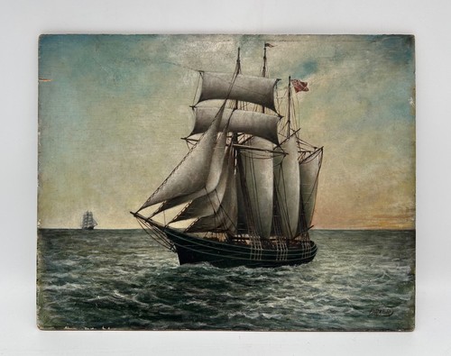 ölbild segelschiff maritim - Ölbild,