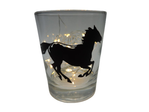 Teelicht glas windlicht print - windlicht,