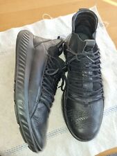 Ecco St 1  Herrenschuhe Leder -Halbschuhe  Sneakers - Gr.46  Schwarz Freizeit 