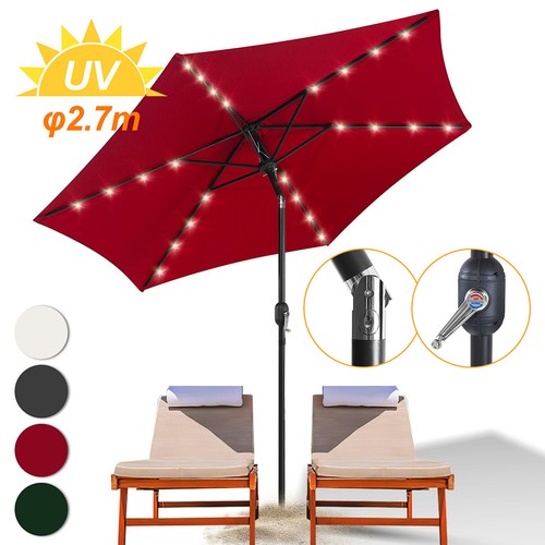 ø2 ø3 sonnenschirm - Ø2.7m/Ø3.5m,
