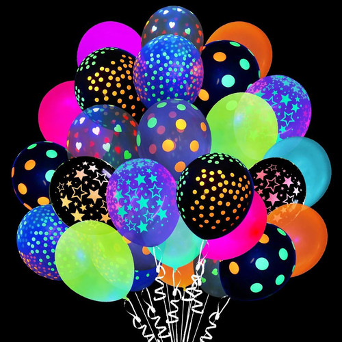 Stück neon luftballons - neon,
