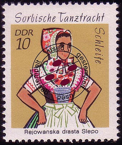 1723 sorbische tanztrachten - sorbische, 10