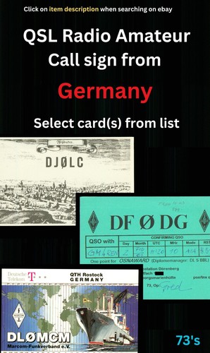 Qsl amateurfunkkarte - qsl,