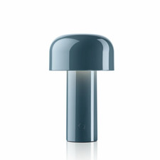 Flos Bellhop LED-Tischlampe Schreibtischlampe Leuchte Lampe Licht LED graublau