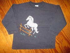 Pullover Gr.116/122 mit Pferdemotiv