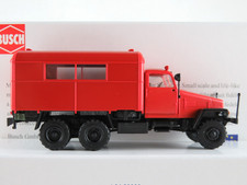 Busch 51576 IFA G5 Koffer (1956) "Feuerwehr (DDR) / WstW" in rot 1:87/H0 NEU/OVP
