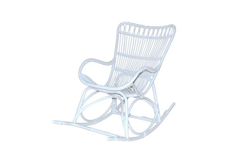 Moderner rattan schaukelstuhl - moderner, rattan-schaukelstuhl