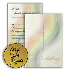 10 Einladungskarten zweiseitig