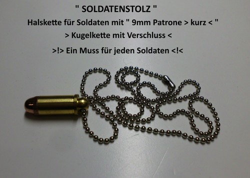 Soldatenstolz halskette - ", "
