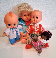 Konvolut Spielzeug, 70er, 4 Puppen, Schildköt, Zapf usw.!