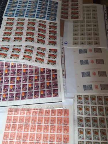 Briefmarkenbögen mitteleuropa - briefmarkenbögen,