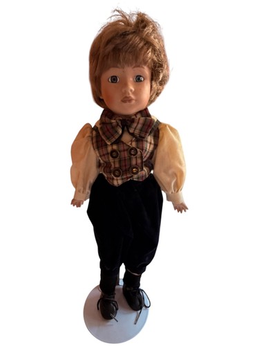 Vintage sammlerpuppe junge - sammlerpuppe,
