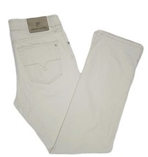 Pierre Cardin Jeans Deauville Straight Stretch W34 L34 Leichte Hose Weiß  *TOP*