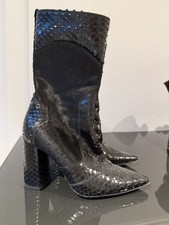 Konstantin Starke Stiefeletten – Schlangen-Optik, Größe 37,5