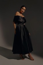 Designer Wadenlang Satin