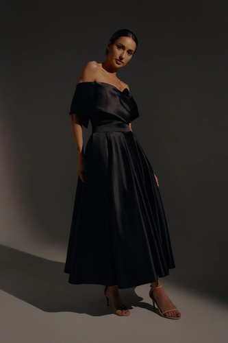 Designer wadenlang satin - designer,