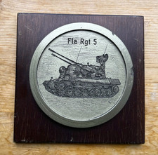 BW Flugabwehr Regiment 5 Wandplakette Lorch Fla Rgt Rheingau Diez Bundeswehr RR