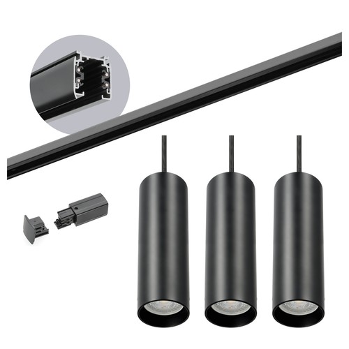 Schienensystem komplett set - komplett-set, 2m